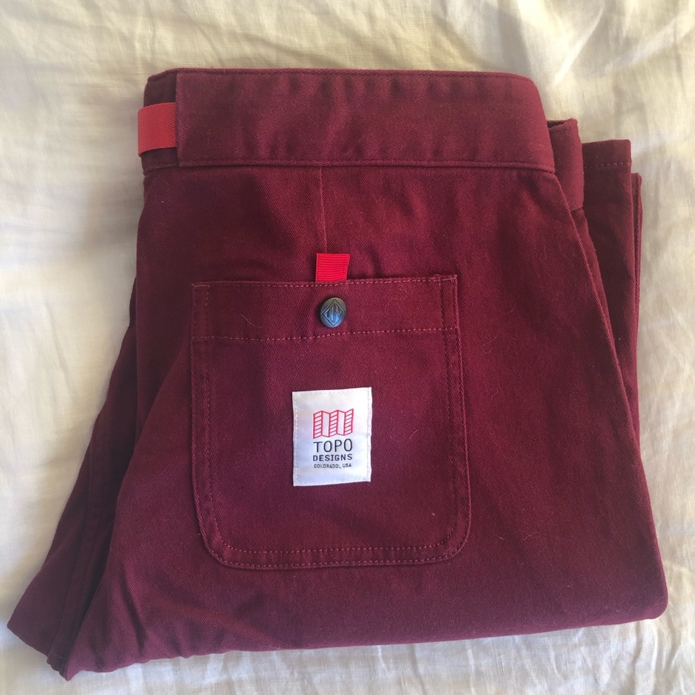 TOPO maroon pants